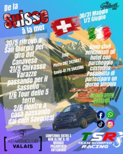 Sortie du 30/31 mai – 01/02 juin 2026 en Italie