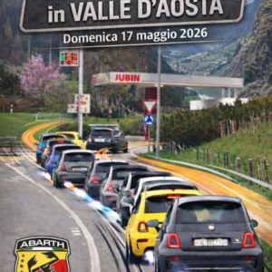 Giro Abarth Club in Valle d'Aosta - 17.05.2026